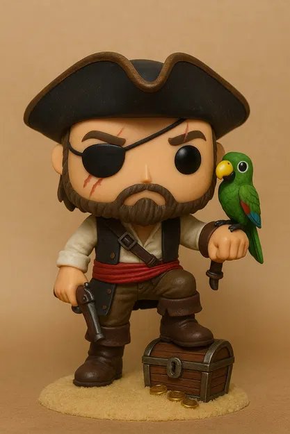 Pirata – Búp bê đầu to cướp biển - Image 1