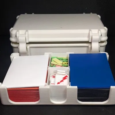 Hộp Bài Rugged - Netrunner/MTG - Đựng Token, Xúc Xắc & 2 Bộ Bài