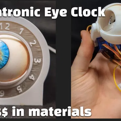 Animatronic Eye Clock – Đồng hồ mắt Animatronic