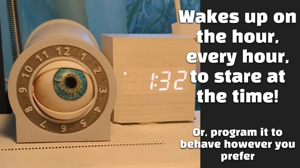 Animatronic Eye Clock – Đồng hồ mắt Animatronic - Image 8