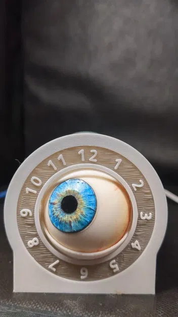 Animatronic Eye Clock – Đồng hồ mắt Animatronic - Image 9