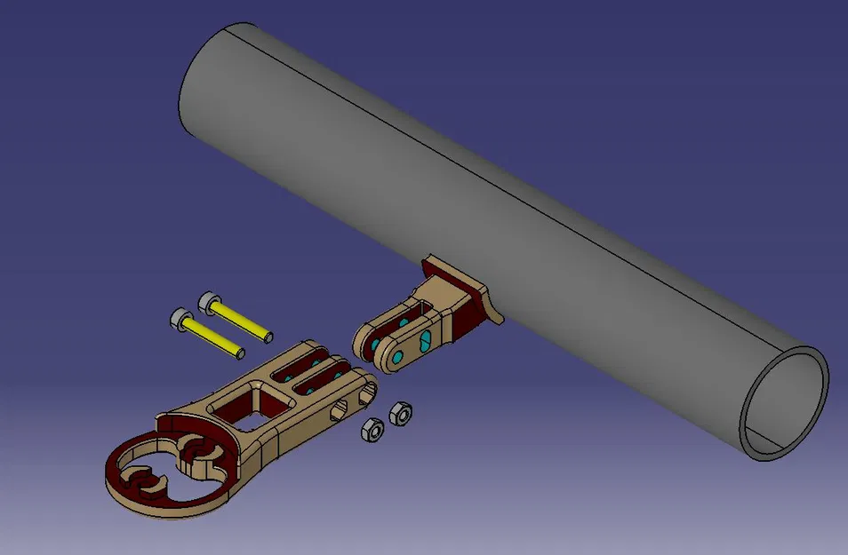 Ngàm Garmin Edge cho Syncros ST-R100 tối ưu PA6-GF25 - Image 2