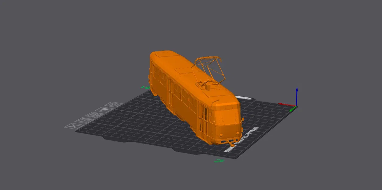 CKD Tatra T3 Low Poly - Image 1