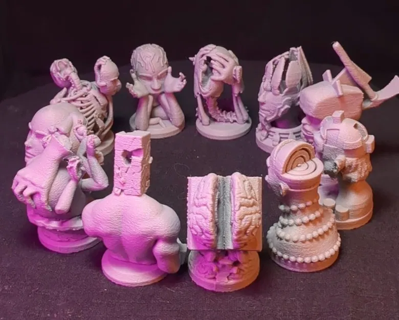 Minis Tượng Bán Thân Trừu Tượng - D&D (lấy cảm hứng Disco Elysium) - Image 1