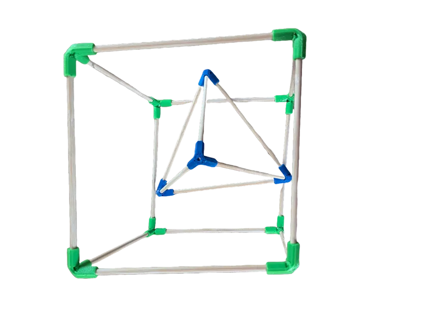 Góc nối TPU dạng module cho cấu trúc hình học - Image 1