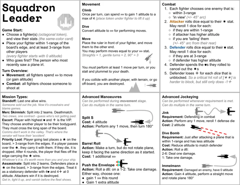 Squadron Leader - Boardgame không chiến Star Wars (Print-and-Play) - Image 34