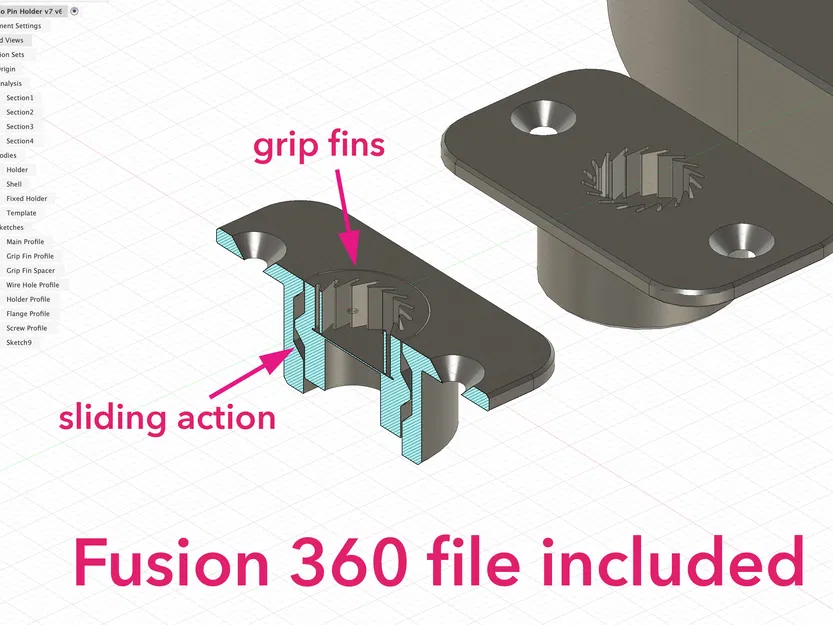 Mount đầu nối 2 Pin Magnetic Pogo pin connector (gắn lên gỗ) - Image 4