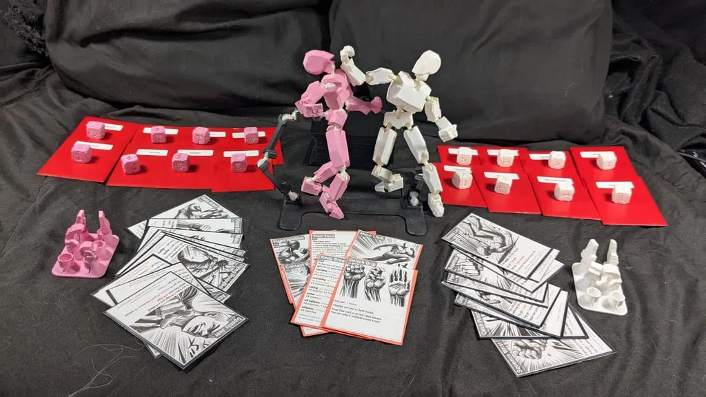 Backstreet Brawl - Action Figure Board Game (Board Game mô hình hành động) - Image 1