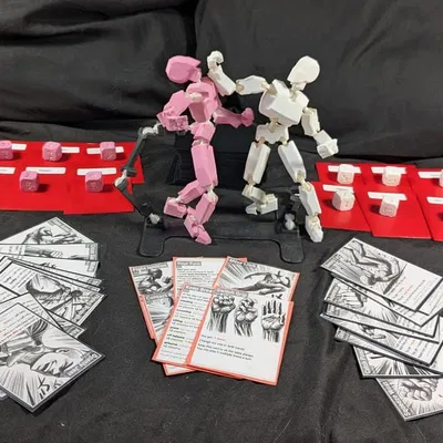 Backstreet Brawl - Action Figure Board Game (Board Game mô hình hành động)
