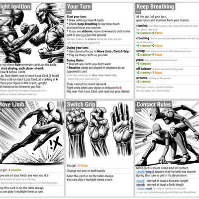 Backstreet Brawl - Action Figure Board Game (Board Game mô hình hành động)