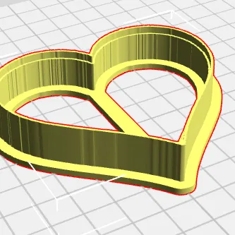 Khuôn Dập Bánh Quy Hình Trái Tim (Heart Cookie Stamper)