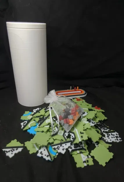 Carcassonne - Mini Minimalist Full Set (Bộ đầy đủ mini tối giản) - Image 1