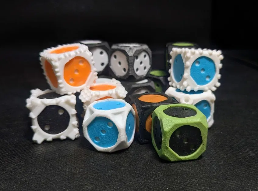 Xúc xắc Modular Snap-fit – Dễ in FDM - Image 1