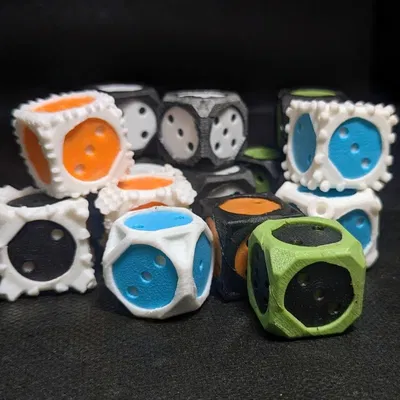 Xúc xắc Modular Snap-fit – Dễ in FDM