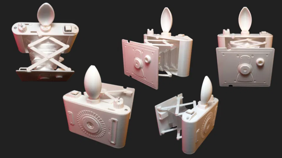 Đạo cụ camera retro gập được - Trigat Sunshine Mini - Image 9