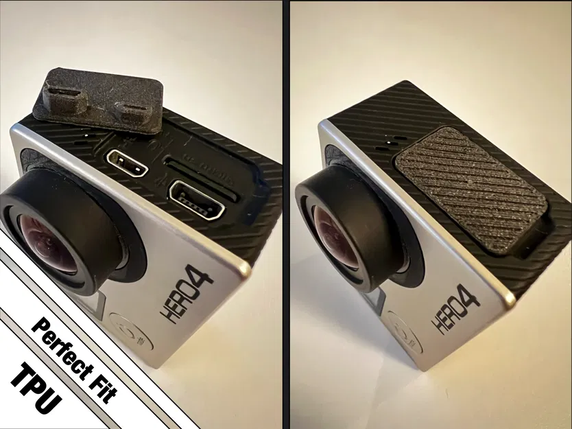 Nắp che cổng USB thay thế cho GoPro HERO4 - Image 1