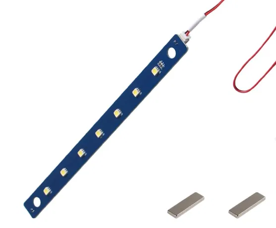 Ngàm gắn LED strip nam châm (Magnetic LED strip mount) - Image 1