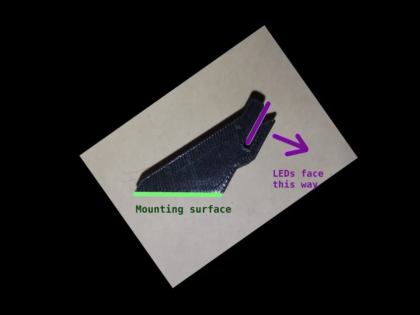 Ngàm gắn LED strip nam châm (Magnetic LED strip mount) - Image 3