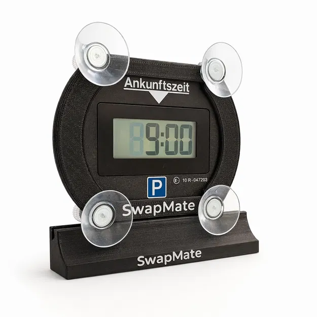 SwapMate – giá đỡ suction cup cho đĩa đỗ xe điện tử ParkLite - Image 1