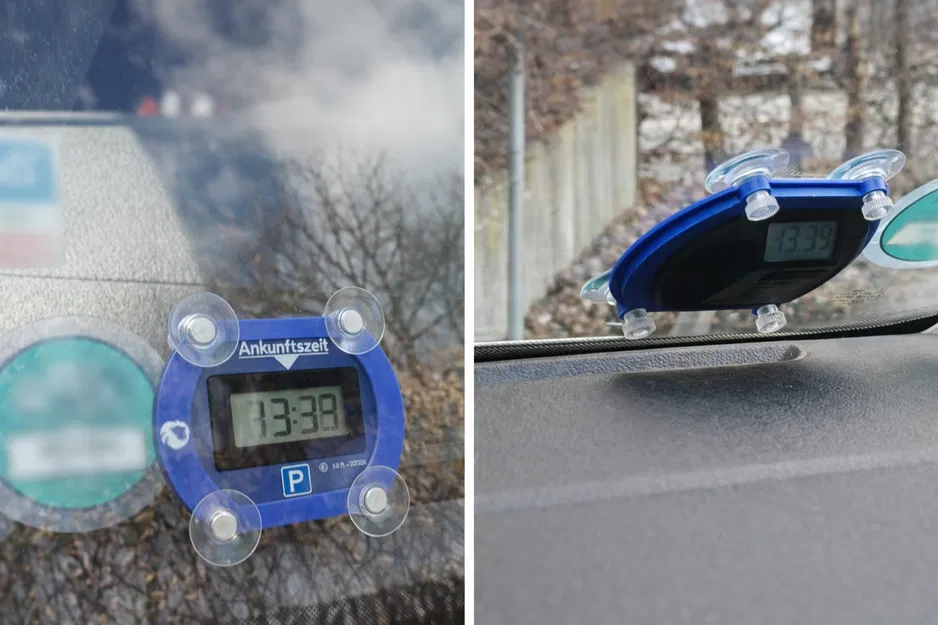 SwapMate – giá đỡ suction cup cho đĩa đỗ xe điện tử ParkLite - Image 2