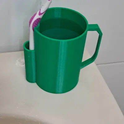 Ly đựng nước kèm ngăn để bàn chải đánh răng