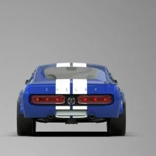 Shelby GT500 – Mô hình 3D hoàn chỉnh