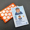 Khung đựng thẻ ID/Badge họa tiết lục giác - Thumbnail 1