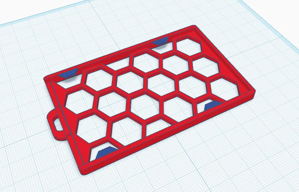 Khung đựng thẻ ID/Badge họa tiết lục giác - Image 2