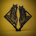 Horses Wall Art – Decor Treo Tường & Trưng Bày Dạng Đứng - Thumbnail 3