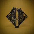 Horses Wall Art – Decor Treo Tường & Trưng Bày Dạng Đứng - Thumbnail 5