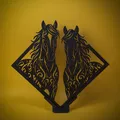Horses Wall Art – Decor Treo Tường & Trưng Bày Dạng Đứng - Thumbnail 6