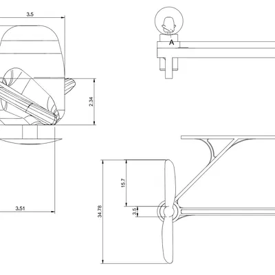 Micro RC Pusher Propellers V1 – Cánh quạt đẩy thay thế cho Birdy X