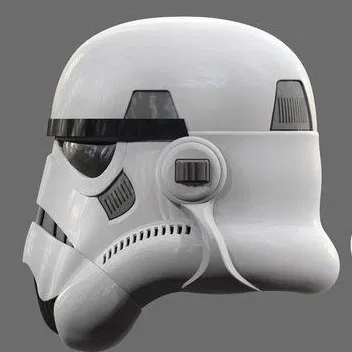 Mũ Stormtrooper (Stormtrooper Helmet) – Mô hình 3D trưng bày