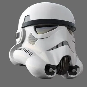 Mũ Stormtrooper (Stormtrooper Helmet) – Mô hình 3D trưng bày