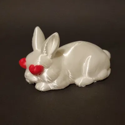 Rabbit lovestruck – Thỏ Mắt Trái Tim