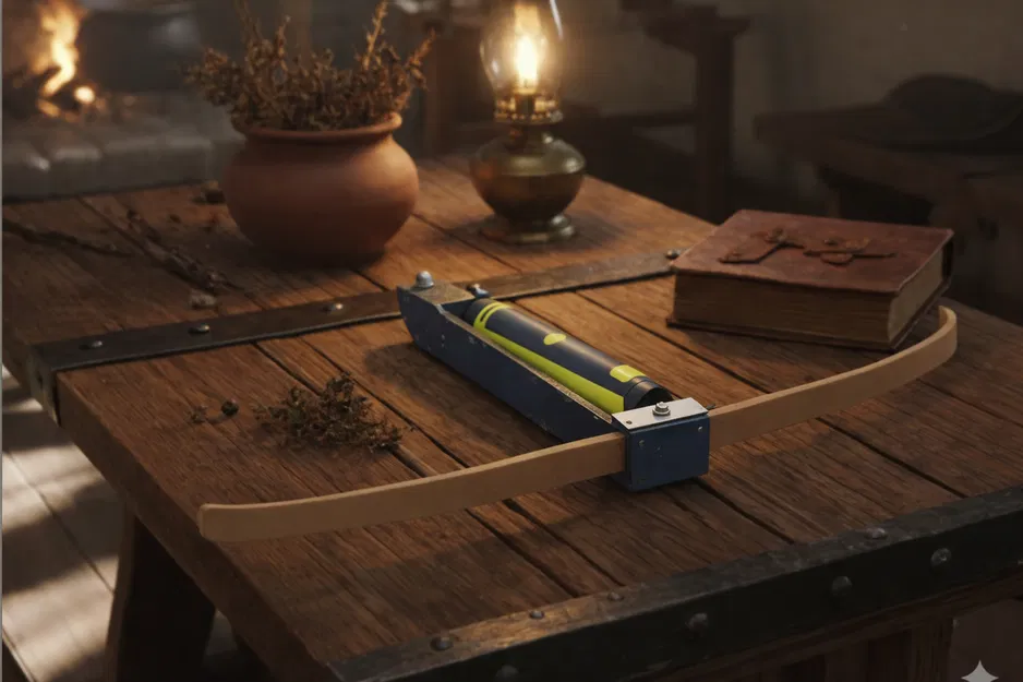 Giá đỡ lưỡi dao một lưỡi dạng nỏ (Crossbow shaped one blade holder) - Image 1