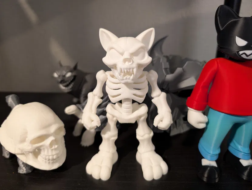 Skullcat – Mèo Bộ Xương Cartoon - Image 1