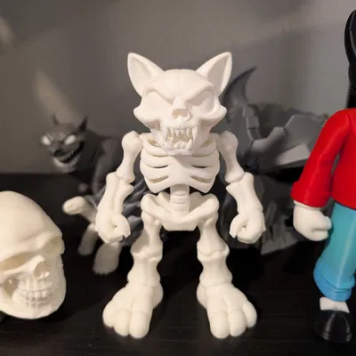 Skullcat – Mèo Bộ Xương Cartoon