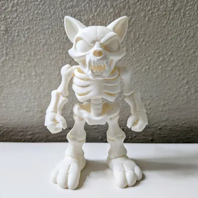 Skullcat – Mèo Bộ Xương Cartoon