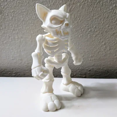 Skullcat – Mèo Bộ Xương Cartoon