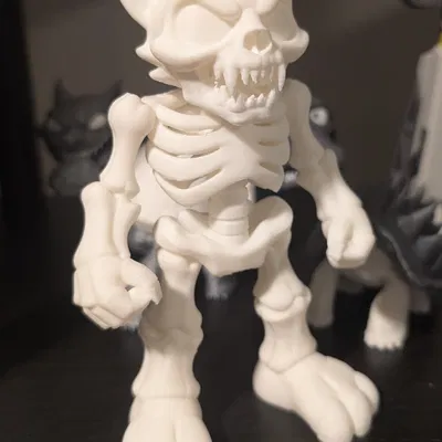 Skullcat – Mèo Bộ Xương Cartoon