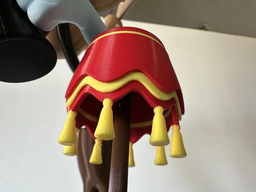 Tua Rua Vàng Có Viền Fringe cho Rocky & Bullwinkle - Image 1