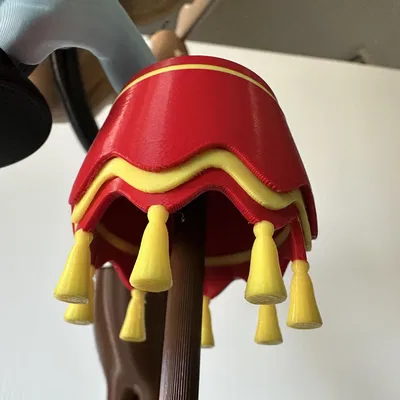 Tua Rua Vàng Có Viền Fringe cho Rocky & Bullwinkle