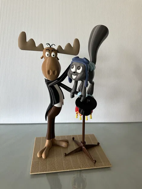 Tua Rua Vàng Có Viền Fringe cho Rocky & Bullwinkle - Image 2