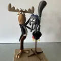 Tua Rua Vàng Có Viền Fringe cho Rocky & Bullwinkle - Thumbnail 2
