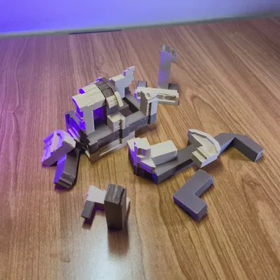 Rương Ghép Hình Trung Cổ – Bộ lắp ráp 11 mảnh