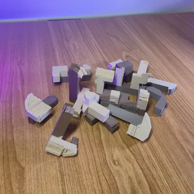 Rương Ghép Hình Trung Cổ – Bộ lắp ráp 11 mảnh