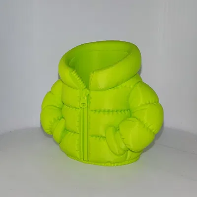 Ống Đựng Bút Áo Phao (Puffer Jacket Pencil Holder)