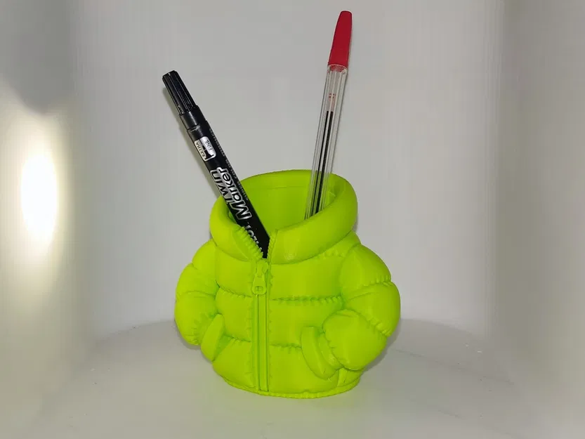 Ống Đựng Bút Áo Phao (Puffer Jacket Pencil Holder) - Image 4