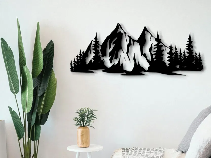 Thiết kế treo tường Núi non (Mountains Wall Design) - Image 1